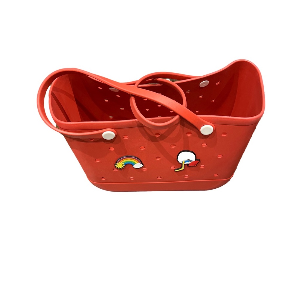 Vibrant Red Tote similar to bogg